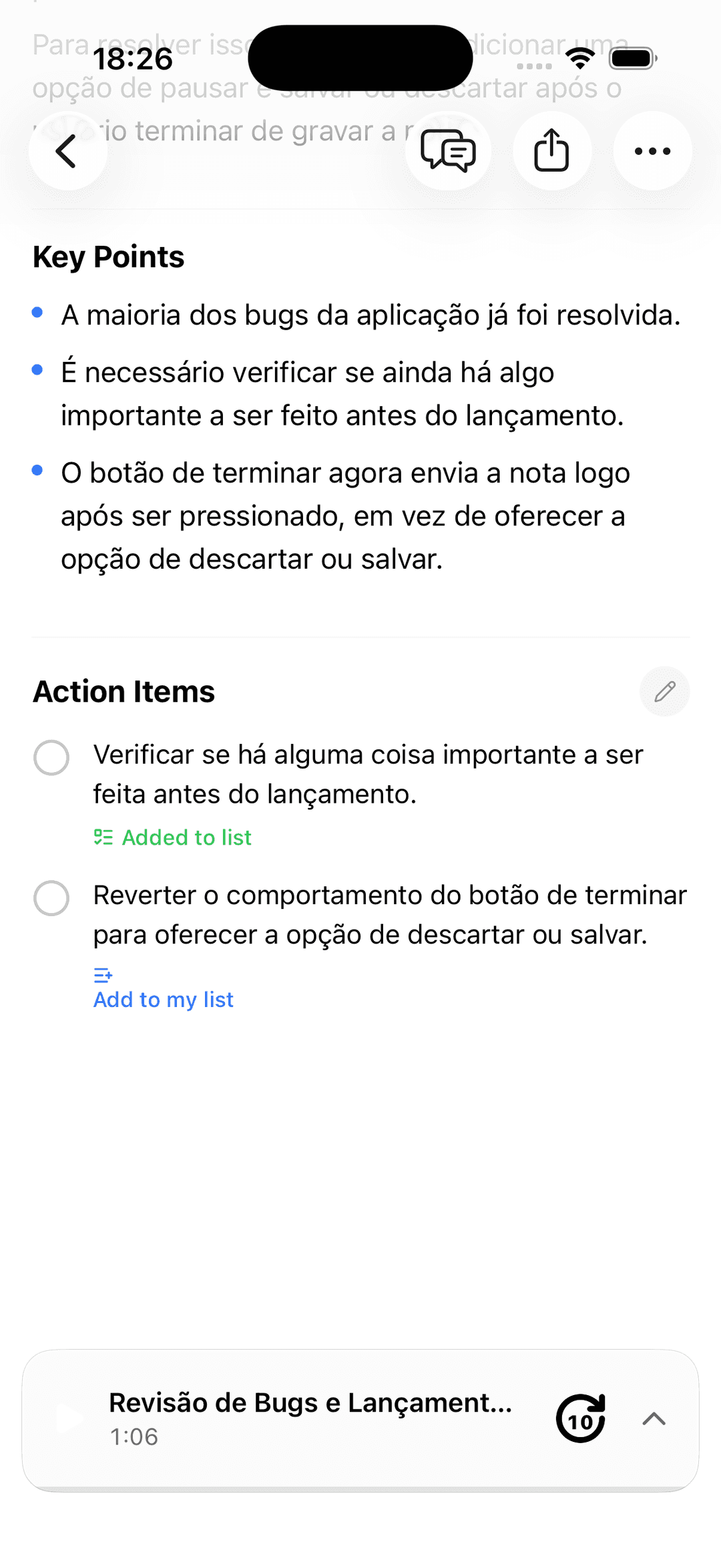 Un resumen ordenado en segundos