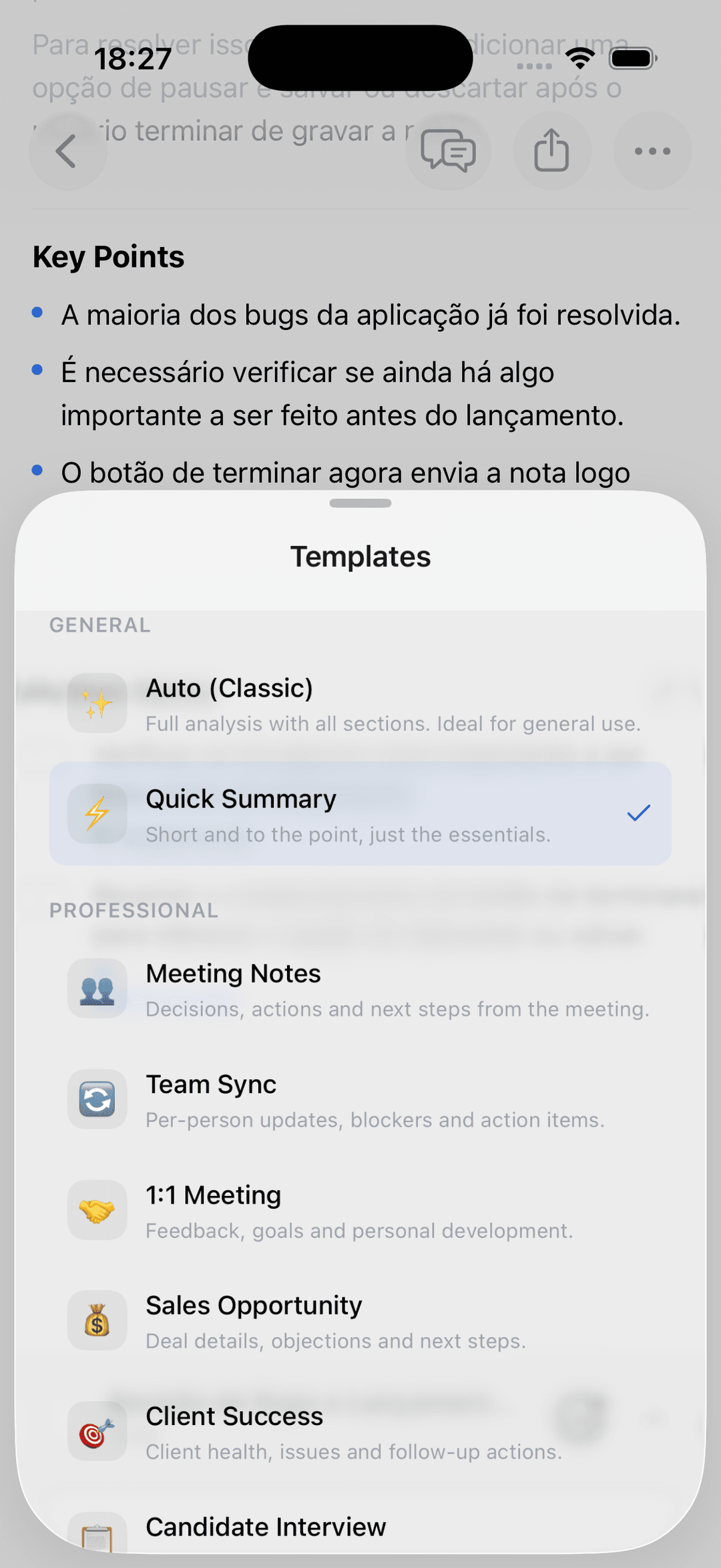 From voice to next step