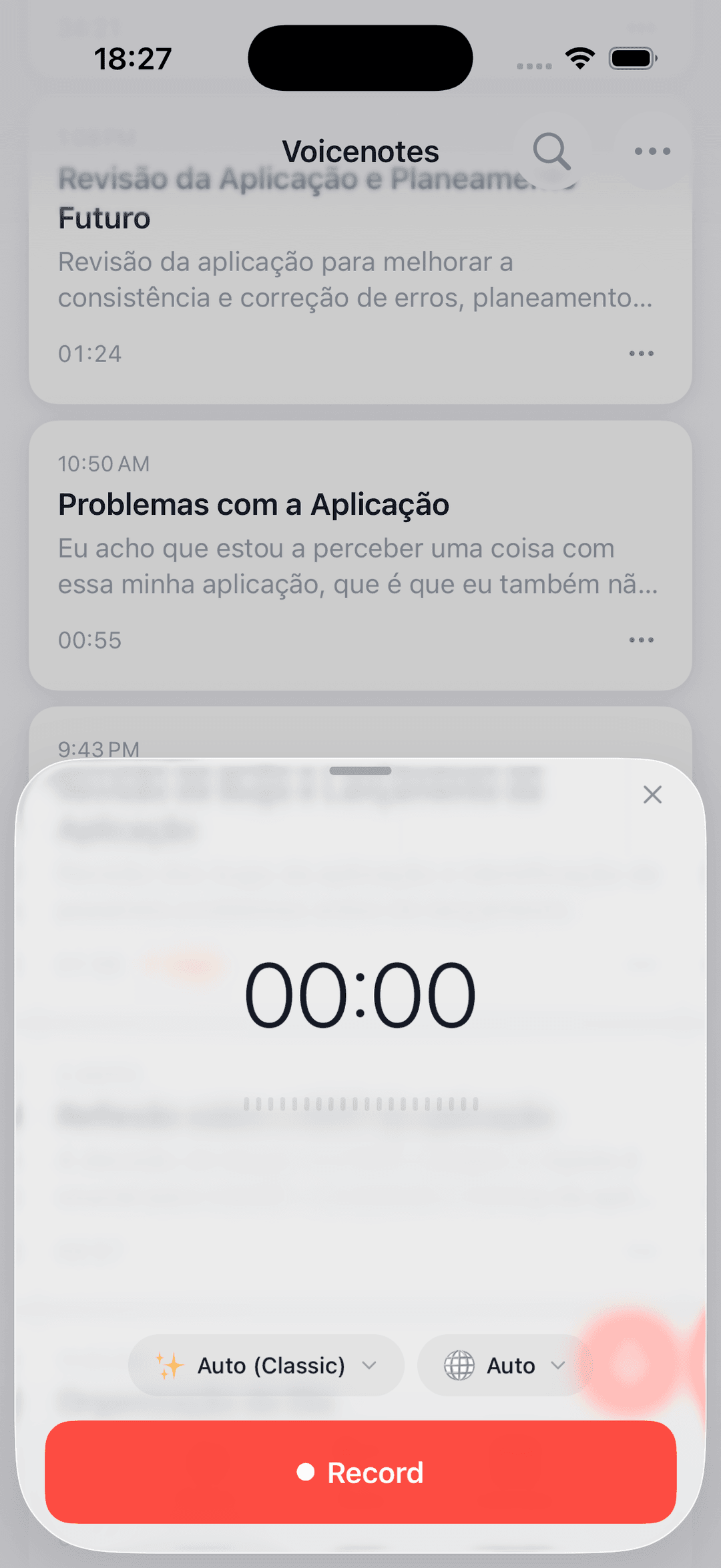 One button, clear defaults